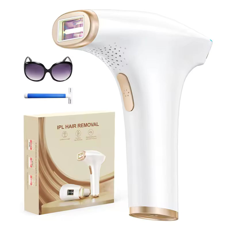 Épilateur IPL 3-en-1 – Épilation durable à domicile (visage & corps)