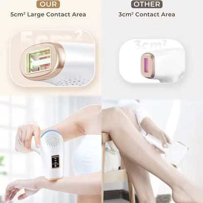 Épilateur IPL 3-en-1 – Épilation durable à domicile (visage & corps)