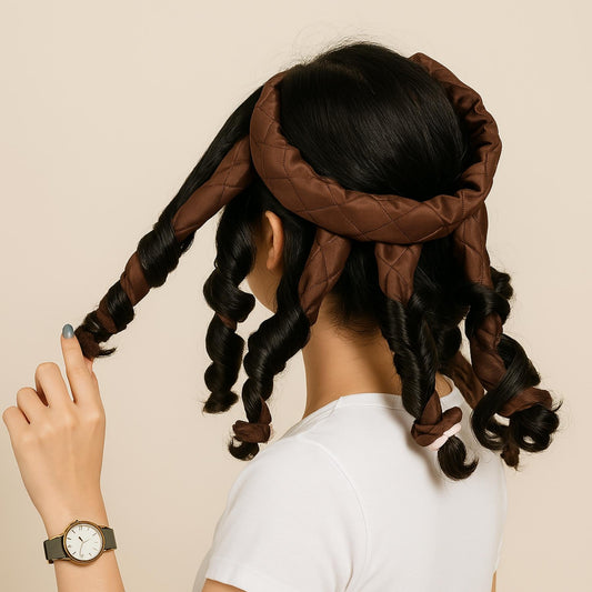 Heatless Hair Curler Headband - Create Natural Curls Without Heat